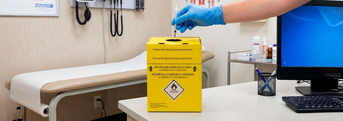 lixo infectante e lixo comum