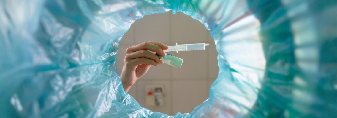 descarte de lixo hospitalar